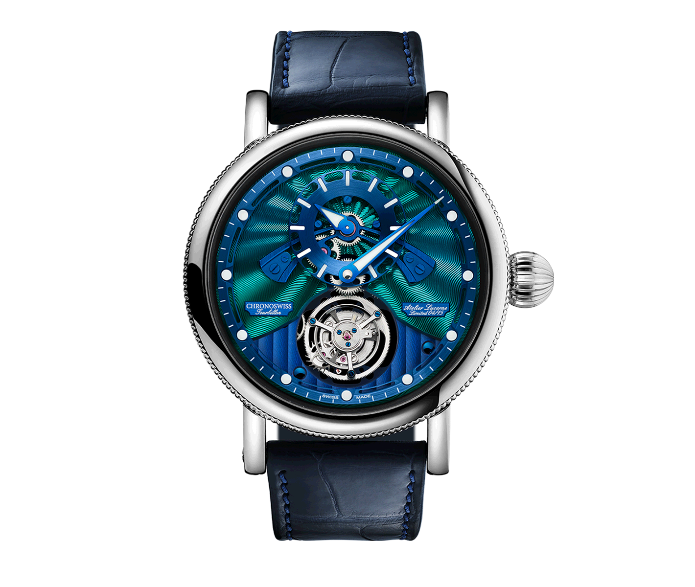 Open Gear Flying Tourbillon Paraiba - CH-3123-PABL