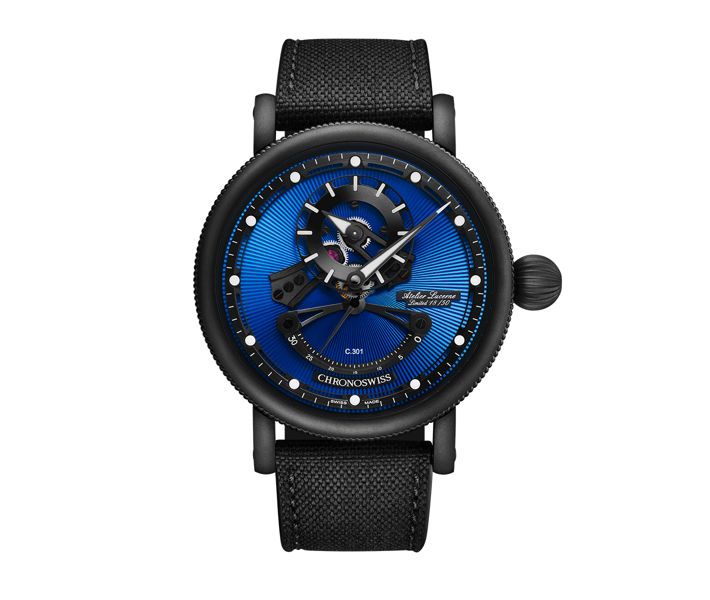 OPEN GEAR RESEC BLUE ON Black - CH-6925M-EBBK