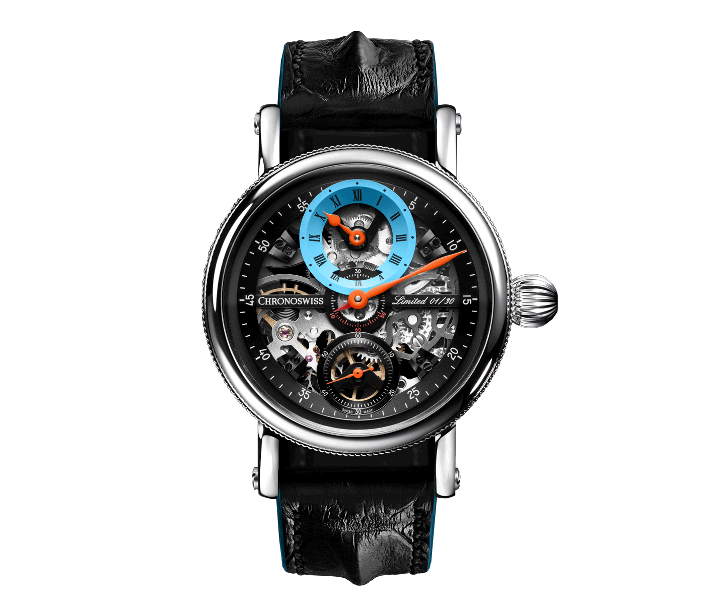 Flying Grand Regulator Skeleton - CH-6723S-BKLB