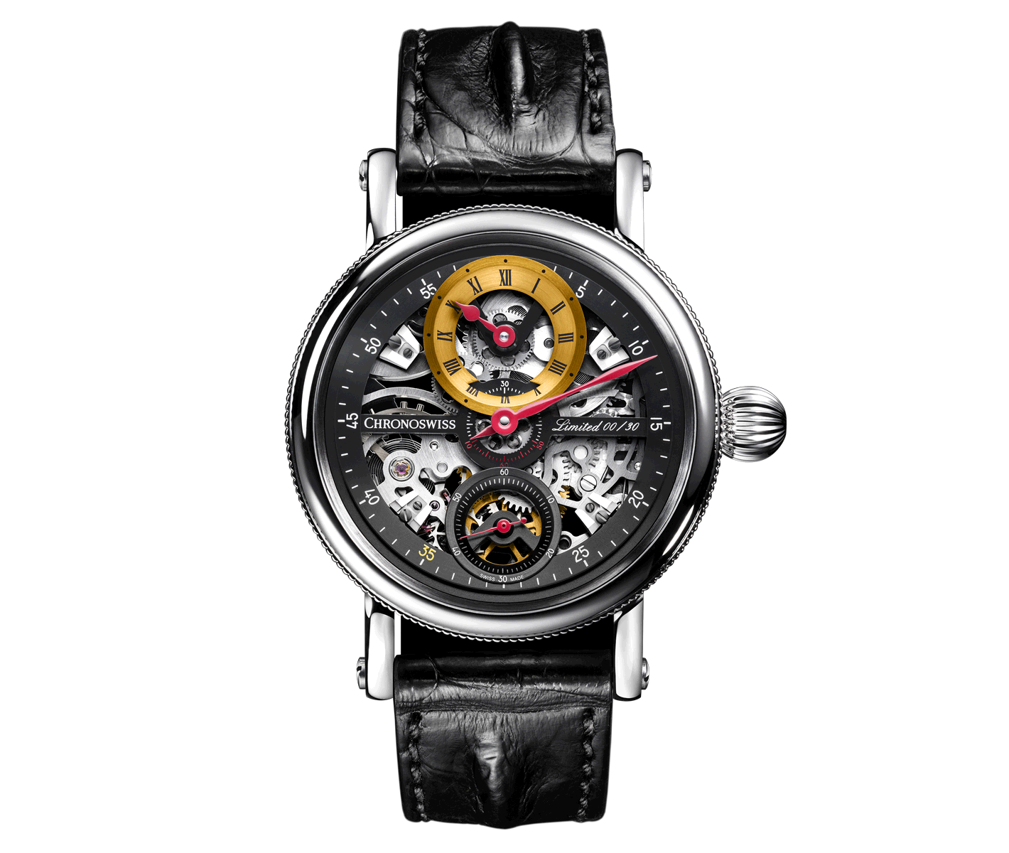 Flying Grand Regulator Skeleton - CH-6723S-BKYE